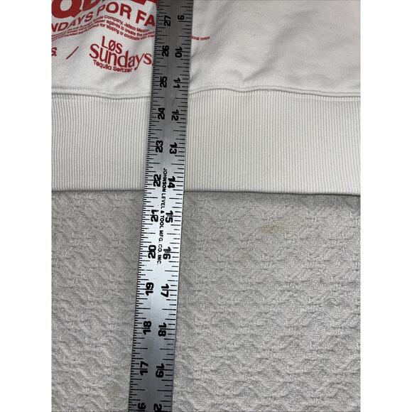 Los Sundays Tequila Crop Top Long Sleeve Sweatshirt Streetwear Size XS Graphic - Picture 8 of 8